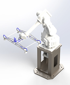 Roboter mit Greifer