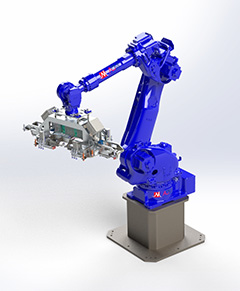 Roboter mit Greifer